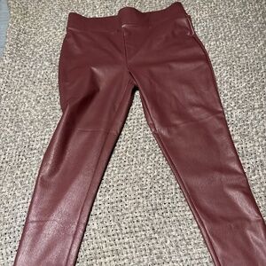 Ann Taylor Faux Leather Leggings NWT
